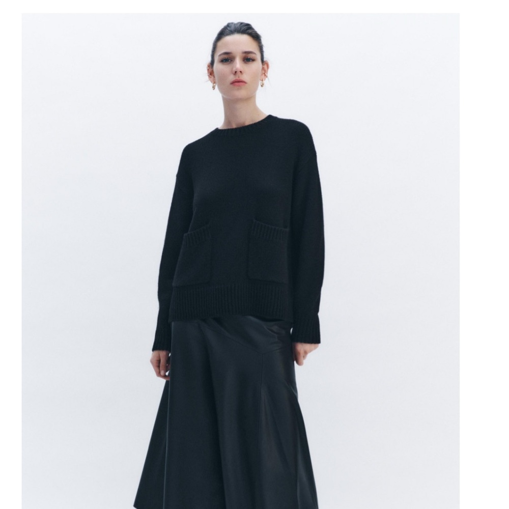 Zara Pocket Knit Sweater